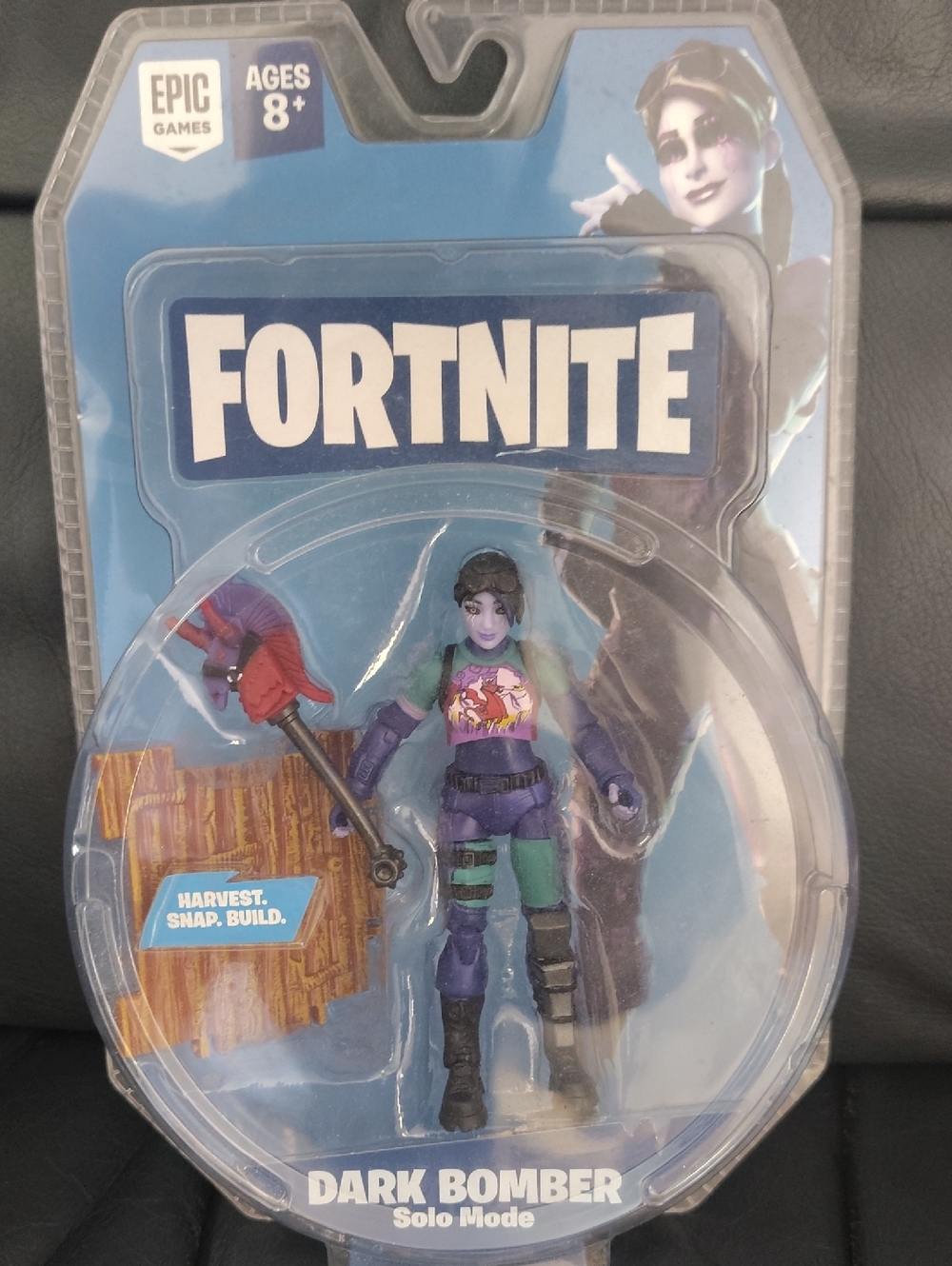 Fortnite Dark Bomber Figure - Purple & Black